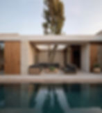 Luxury outdoor chair in Sint Maarten terrace with modern design
