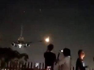 Taiwanese Cheer As Nancy Pelosi's Jet Flies Overhead