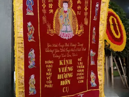 Bức trướng đám ma viếng người cao tuổi