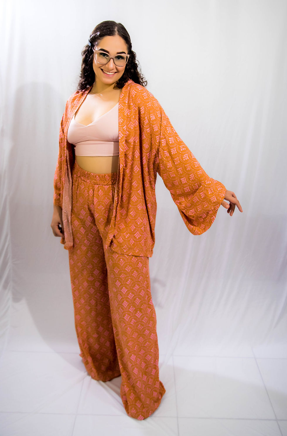 Miniatura: kimono est. flor de lis