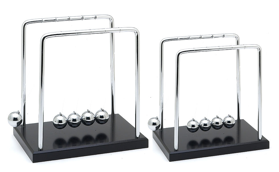 Thumbnail: GI-649/18 Newton's Cradle: Black Wooden Base (3 pack)