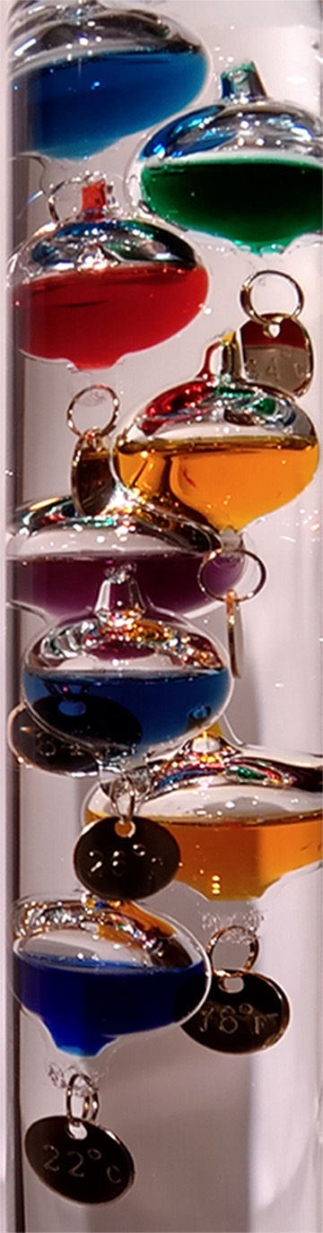 Thumbnail: GI-7220-11/20 Galileo Thermometer (6 pack)