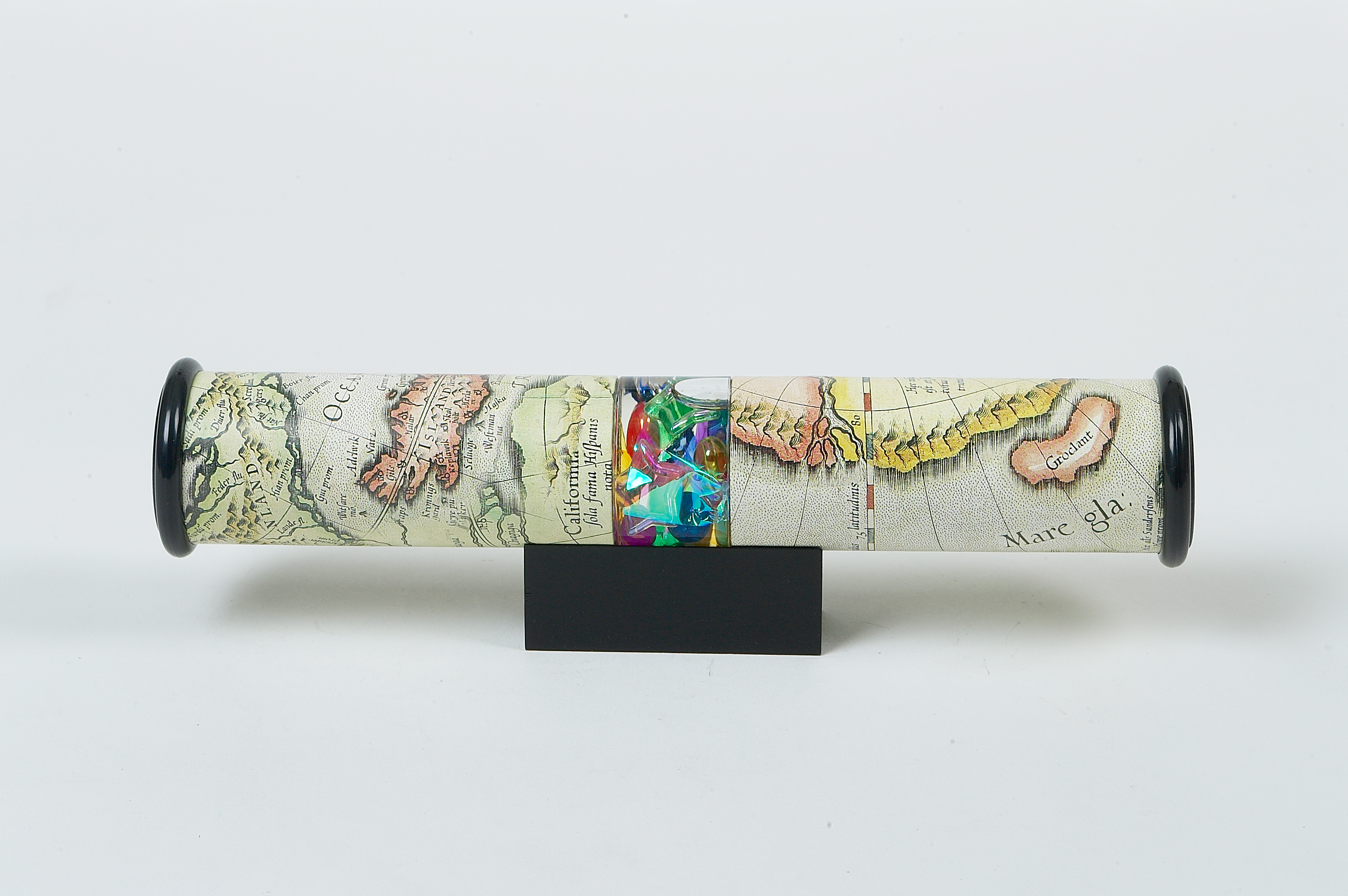 GI-8083M/36 Dual System Kaleidoscope, Old World Maps (6 pack)