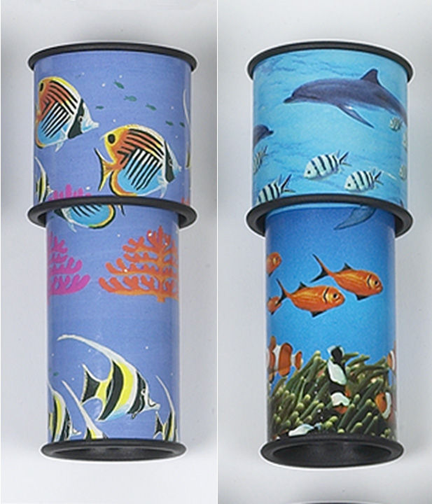 GI-8022F/180 5" Old-Fashioned Kaleidoscope, Fish (12 pack)