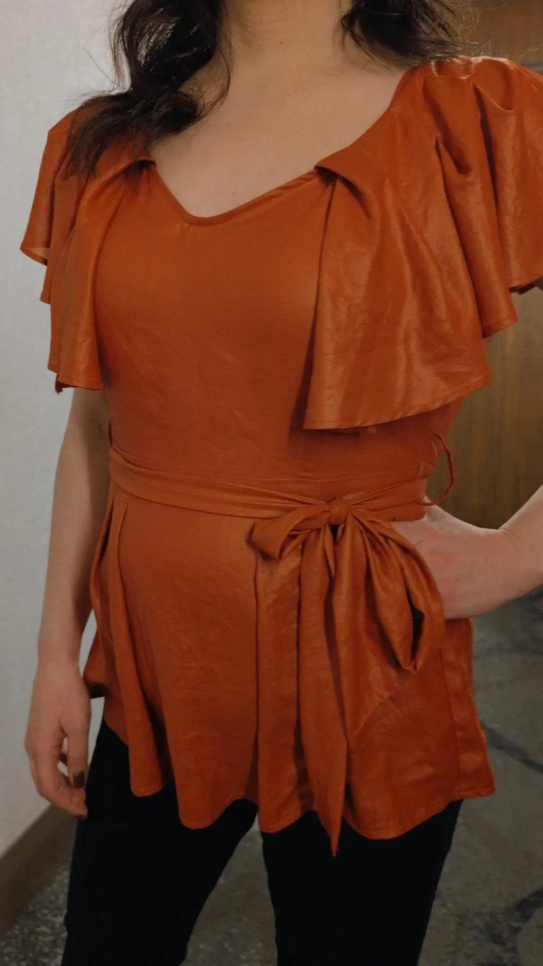 Flutter Sleeve Blouse