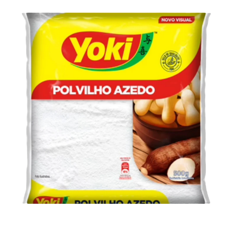 Polvilho Aigre - Amidon de Manioc Aigre (Polvilho Azedo) - YOKI - 500 g