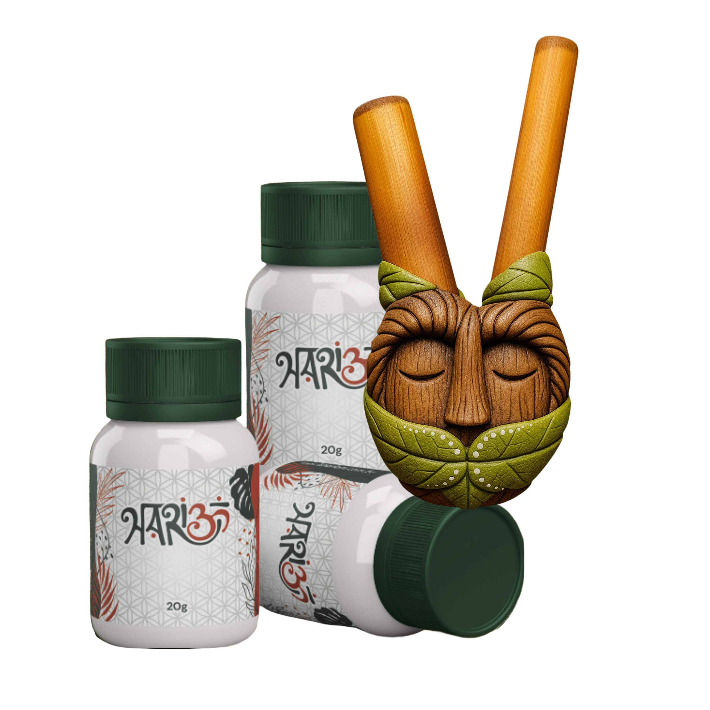 Kit 3 Rapés Indígena + 1 Kuripe a sua escolha