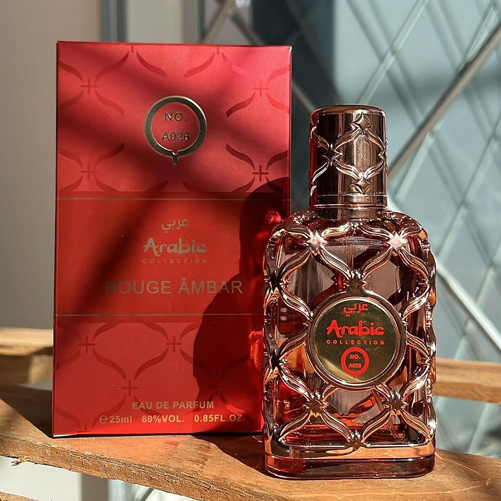 Miniatura: Perfume Árabe Compartilhável Rouge Amber A026 – 25 ml – Amadeirado Âmbar