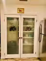 Beautiful kitchen pantry in Charming Jewel Casa home in Sedona, Arizona.