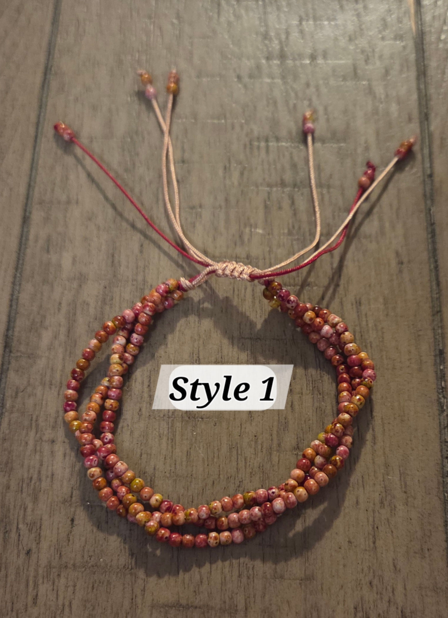 Boho Stone Twist Bracelet