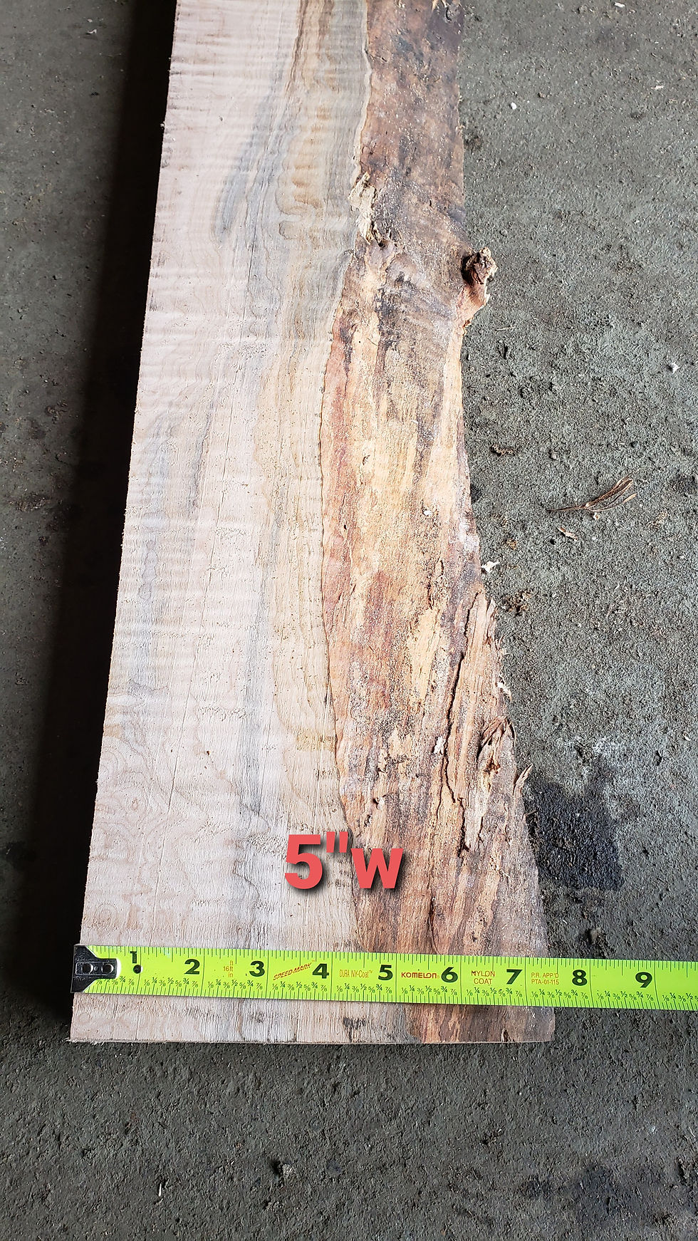 Thumbnail: Curly maple 1 piece (B479)