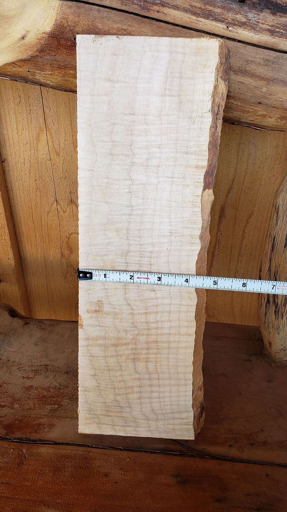 Thumbnail: Curly maple or fiddleback maple 1 piece (B324) Free shipping 
