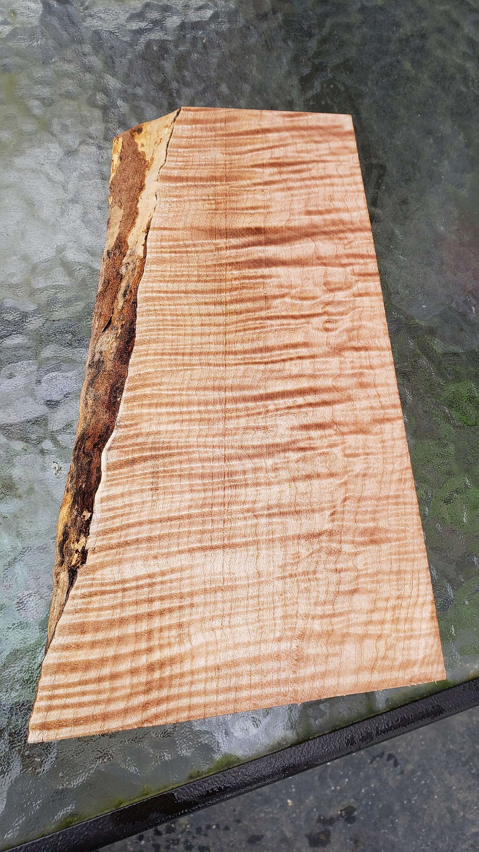 Thumbnail: Curly maple 1 piece (B370) free shipping 
