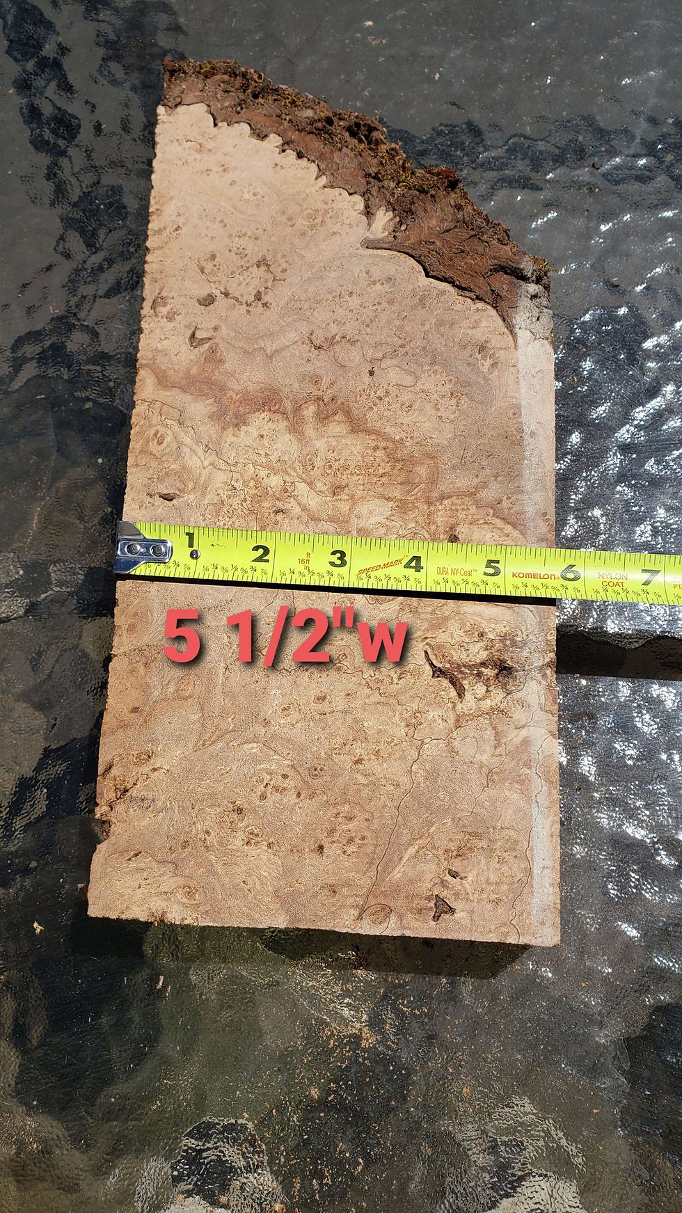 Thumbnail: Splated maple burl 1 piece (B441)