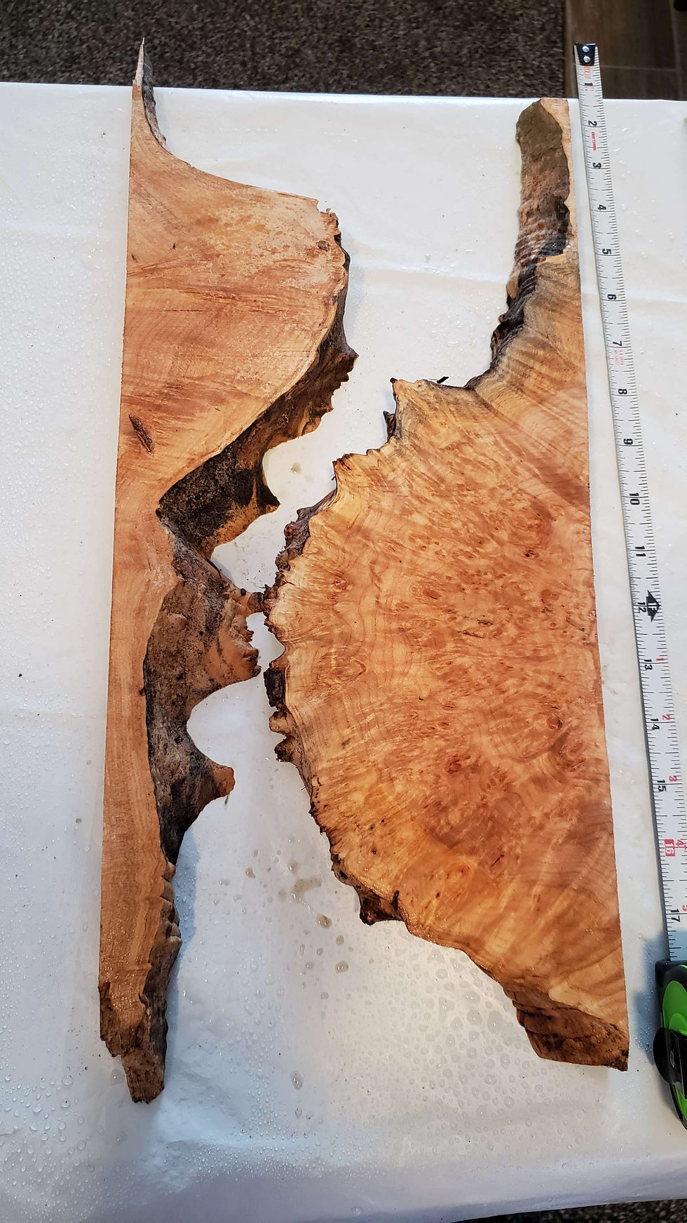 Thumbnail: Maple burl 2 pieces (B297) Free Shipping 