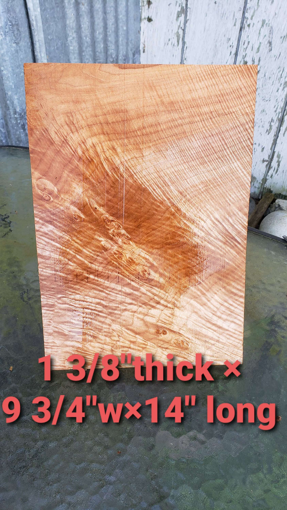 Thumbnail: Curly maple 1 piece (B384)