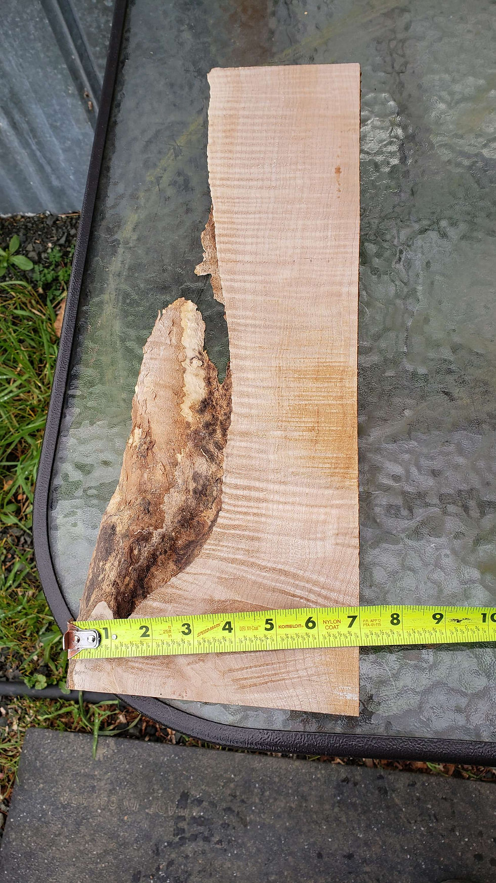 Thumbnail: Curly maple 1 piece (B368) free shipping 
