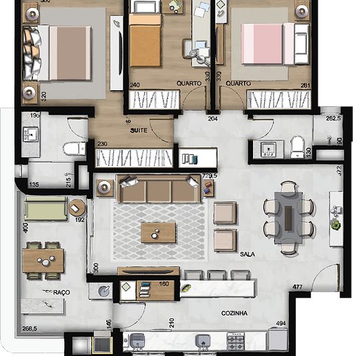 Planta Tipos 3 e 4