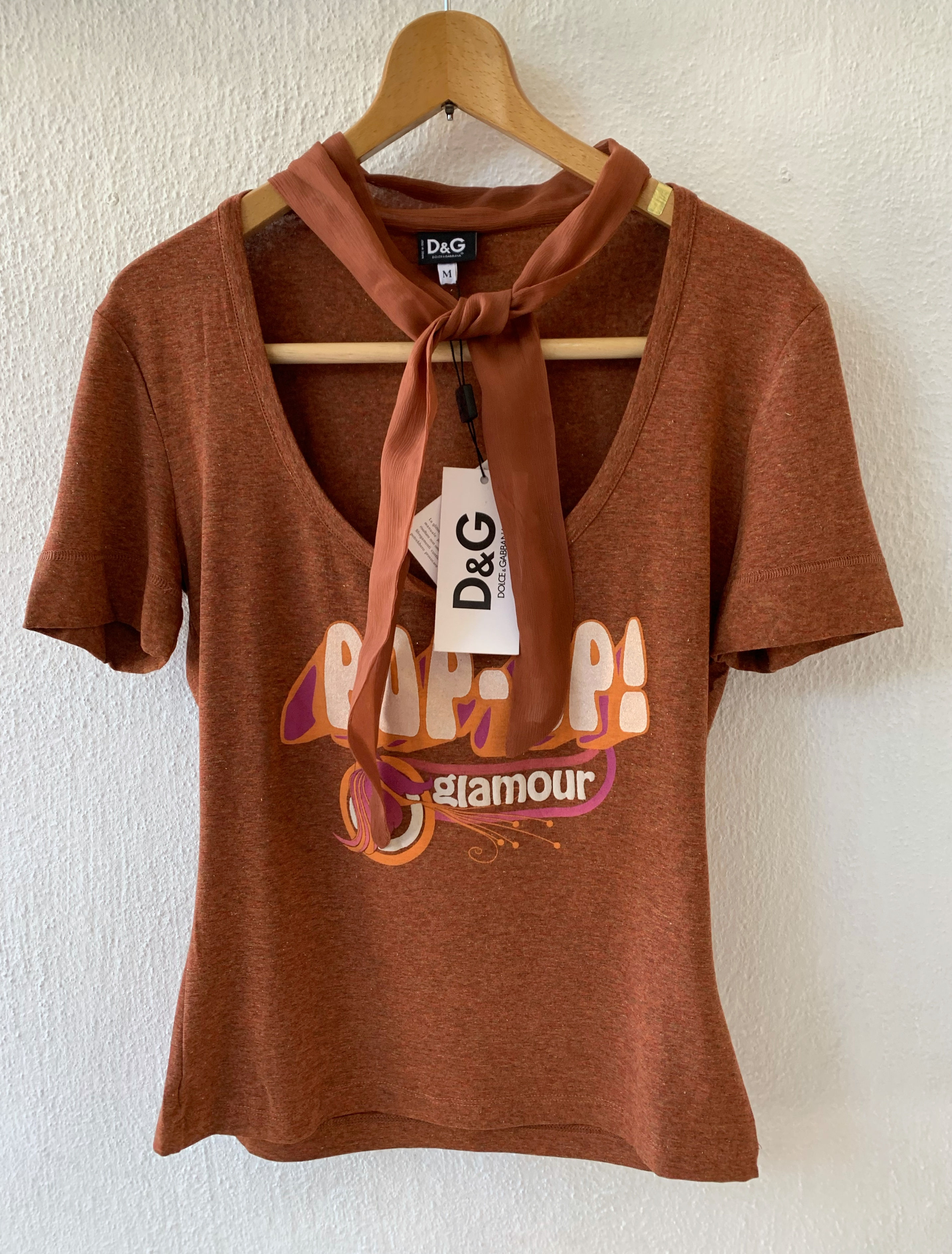 D&G vintage 'Pop-up glamour' T-shirt