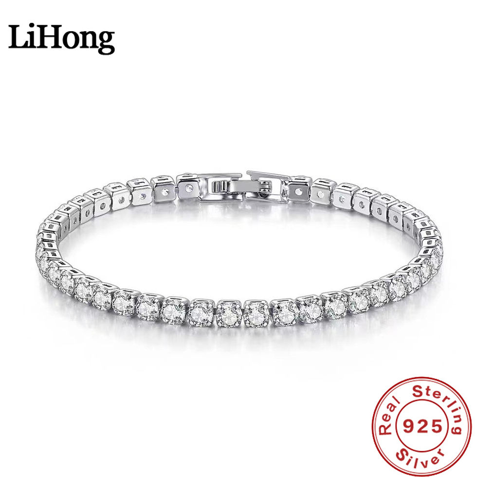 Thumbnail: The Classic Silver CZ Tennis Bracelet