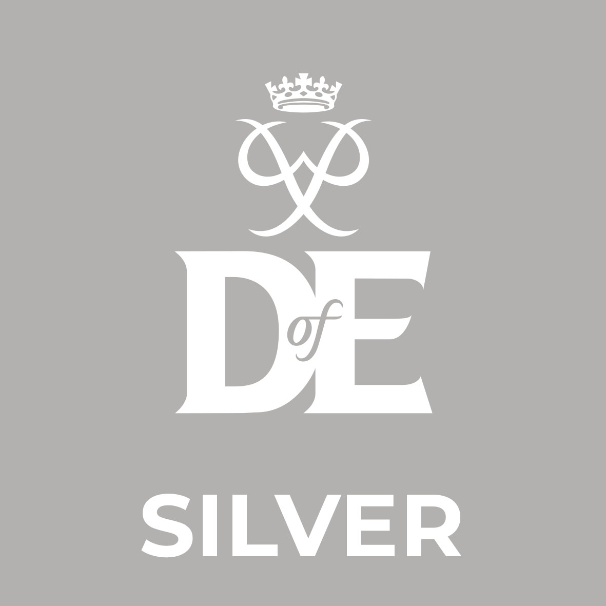 DofE Logo Silver Square logo