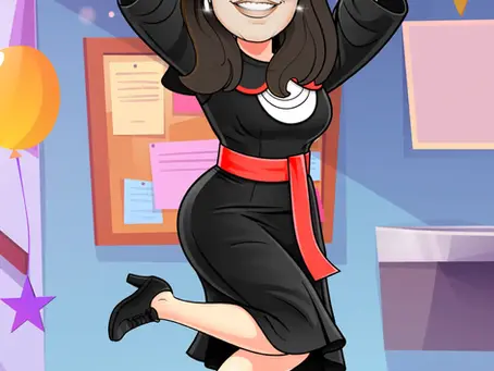 caricatura formatura direito