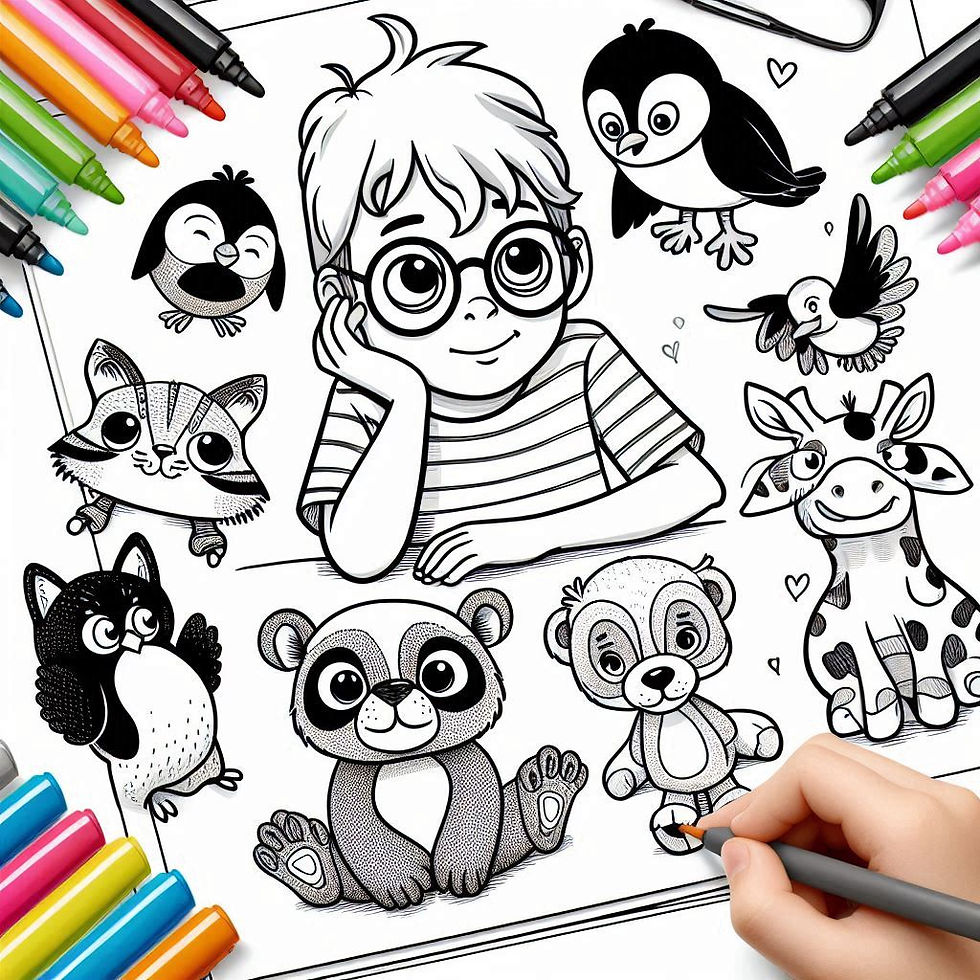 Passo a passo de um desenho simples para crianças aprenderem a desenhar