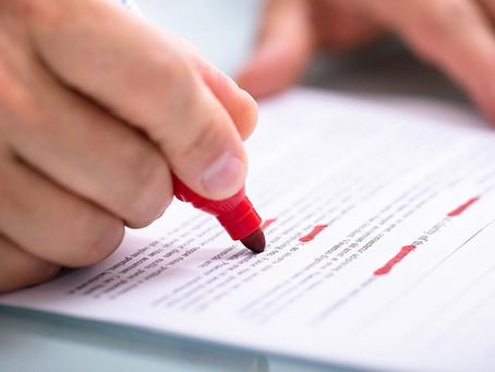 redlining a contract