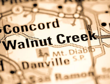 map of Walnut Creek, CA