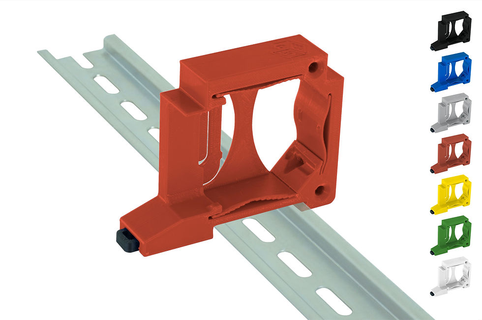 Miniaturbild: Univ. Halter "Allstar S" für ALLE (dosenmontierbaren) Shelly Aktoren, und mehr..