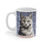 ภาพขนาดย่อ: Certified Cat Therapist Mug – Indigo Hmong Tribal Pattern | Boho Gift 11oz