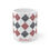 Миниатюра: Mug Ntxhais (Indigo & Red) 11oz