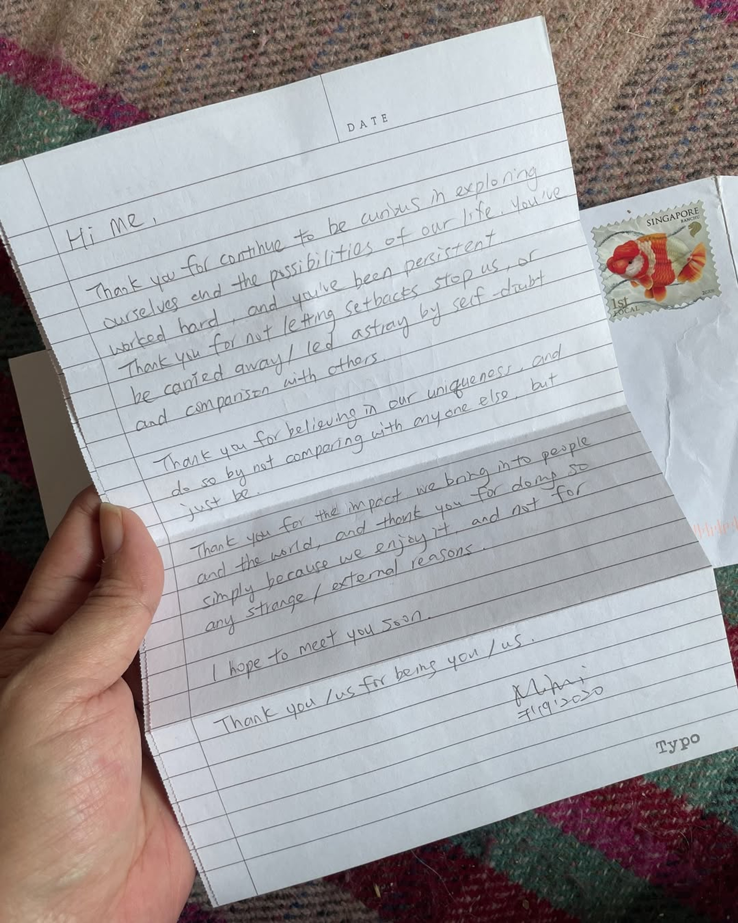寫給未來的自己:五年後重讀這封情書,很高興我還是同一個我