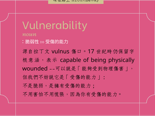 vulnerability:受傷的能力