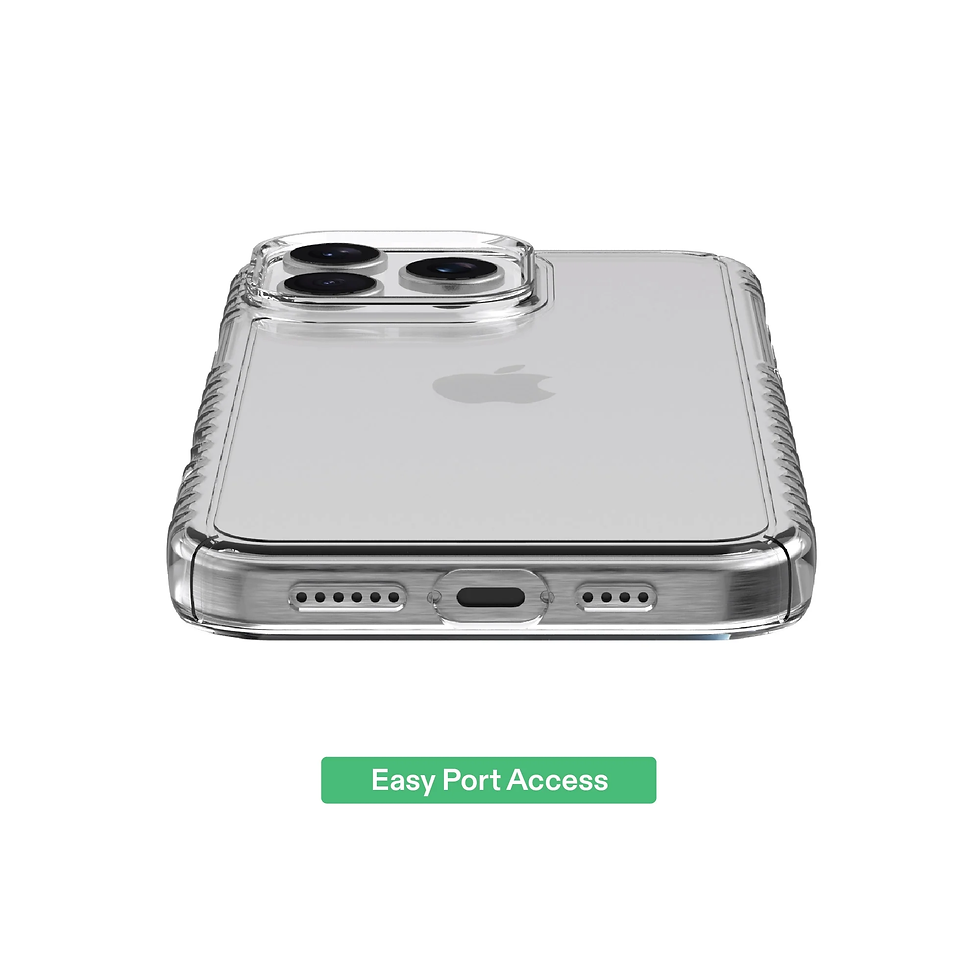 Thumbnail: Protective Gel Phone Case for Iphone 16 Pro Max - Clear