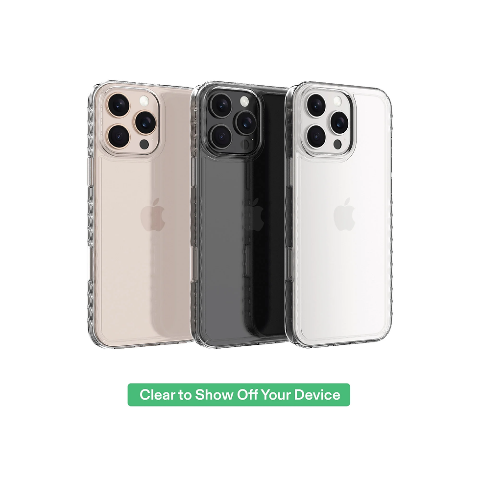 Thumbnail: Protective Gel Phone Case for Iphone 16 Pro Max - Clear