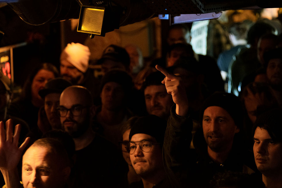 Live concert in Chur, Beer Box, Switzerland