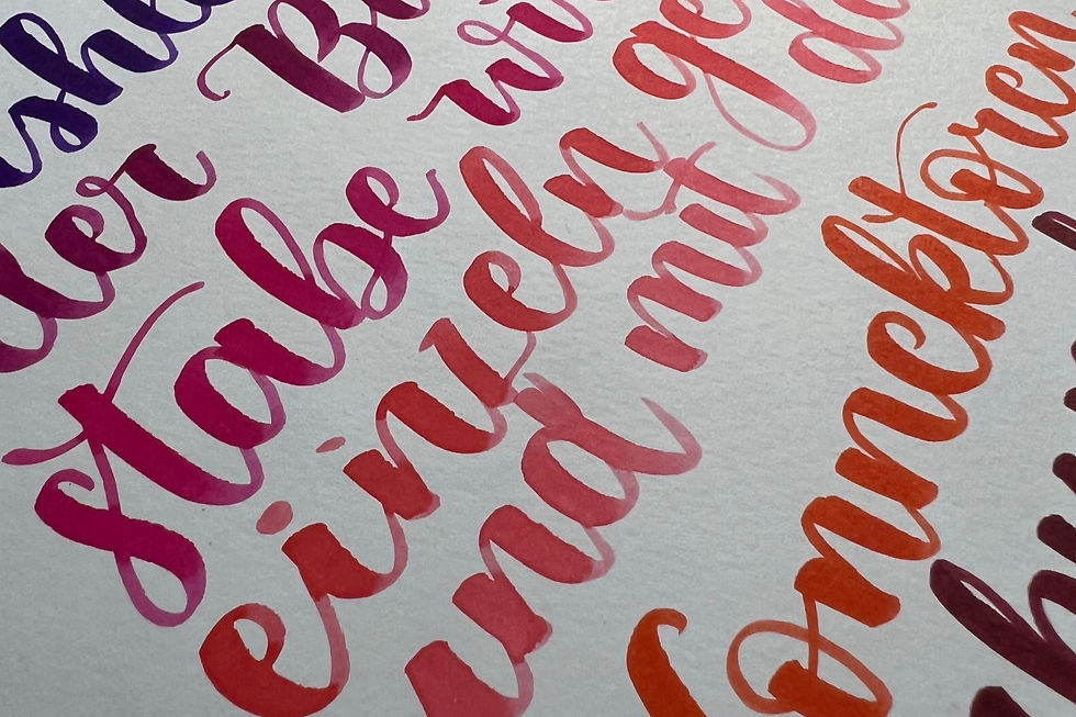 Hand-und Brushlettering Workshop für Einsteiger | 4 Stunden | 109€