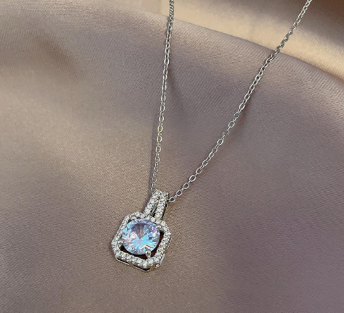 Miniatura: Set joya atractivo cuadrado zirconia cúbica  - Unitalla