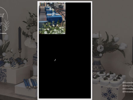 sample table scape for wedding