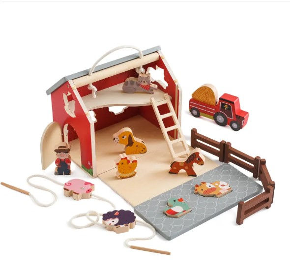 Thumbnail: Montessori Wooden 5-in-1 Educational Toy