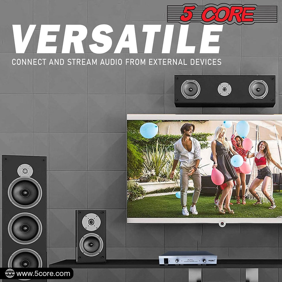 Thumbnail: 5Core Wireless Microphone VHF Handheld Microfono Inalambrico & 1 Collar Mic + Re