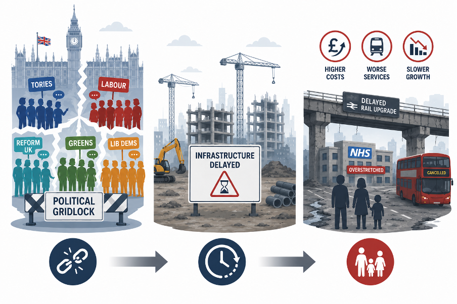Infrastructure provision is falling through the cracks