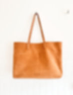 Atelier S&R Shopper Suede Cognac Swiss Design
