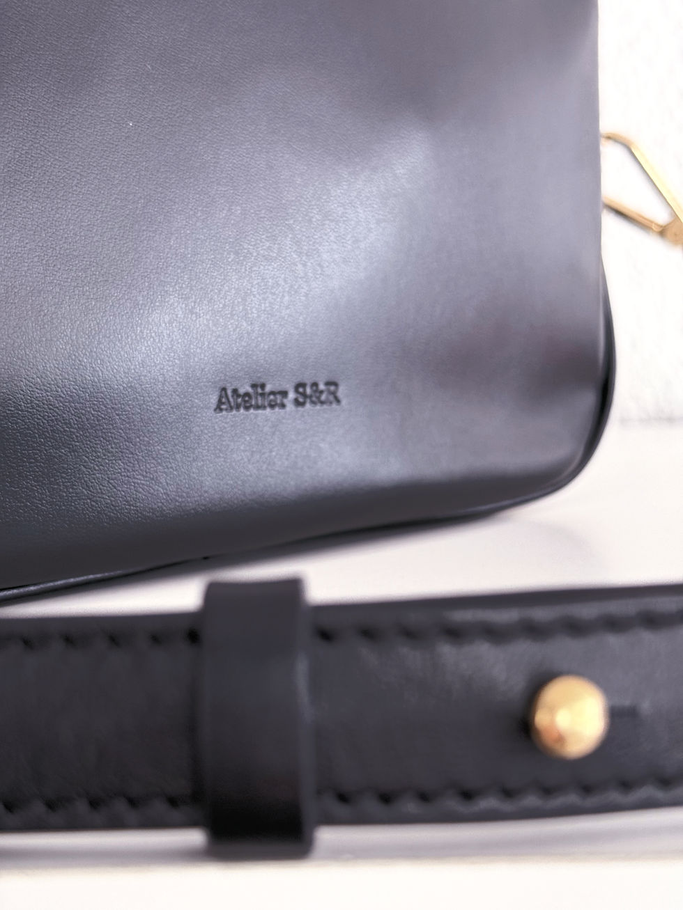 Thumbnail: Big Pouch Black Made in Italy