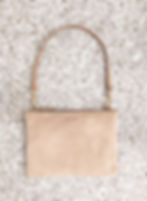 Little Bag Suede Greige - die kleine Reissverschluss-Tasche aus Veloursleder von Atelier S&R