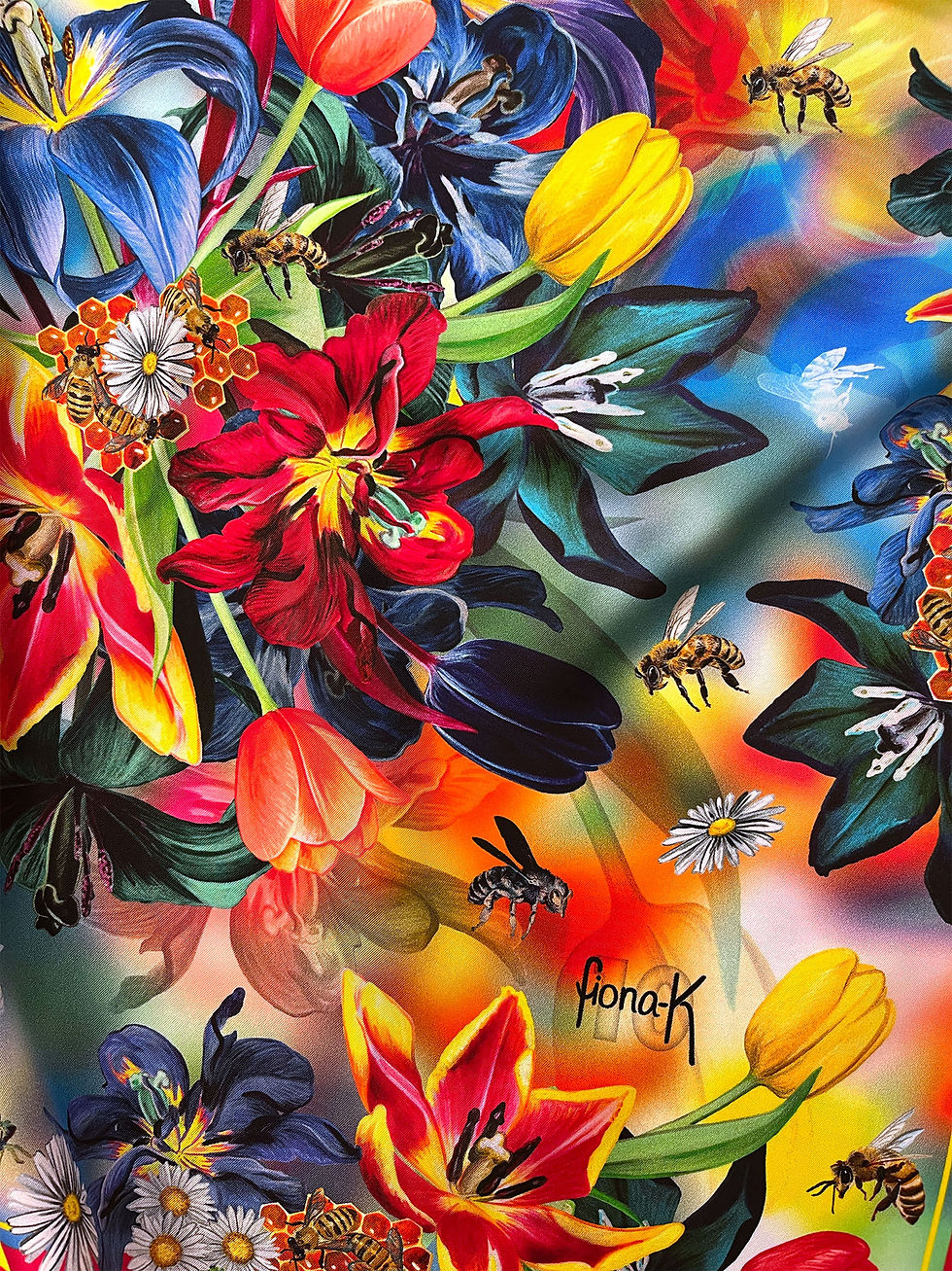 Bouquet Seidentuch von Fiona K
