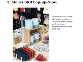 NZZ Bellevue Artikel - Pop Up Atelier S&R