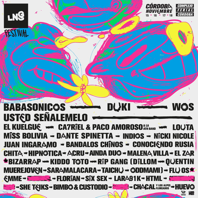 Más artistas se confirmaron en el #LNG 2019