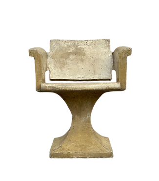 Betonnen stoel classic in Khaki variant